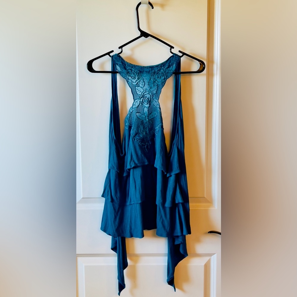 Eyelash Couture Flowy Top